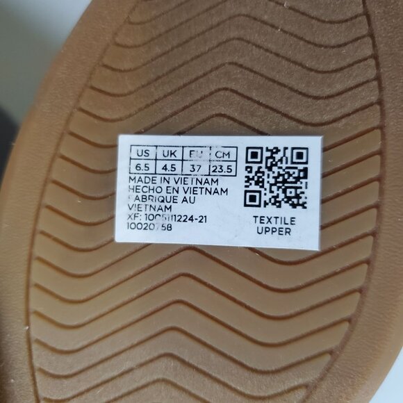 Toms Audrey Wedge Sandals Women Size US 6.5 NWT Strappy Metallic Natural - Picture 8 of 14